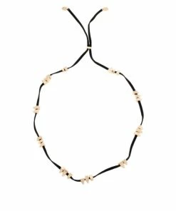 Cheap 🎉 MarlaWynne Minimalist Adjustable Station Necklace Silvertone/black 💯