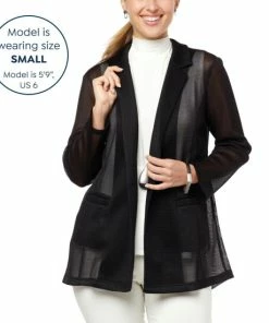 Buy ✨ MarlaWynne WynneLayers Mesh A-line Blazer Black 🎁 -Outlet MarlaWynne Sales unnamed file 971